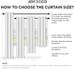 joydeco blackout curtains 84 inches long - 100%, view 9