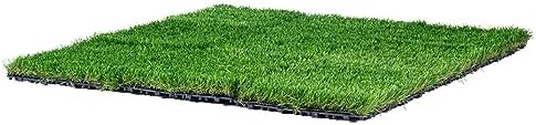 vevor artifical grass tiles interlocking turf deck set, view 9