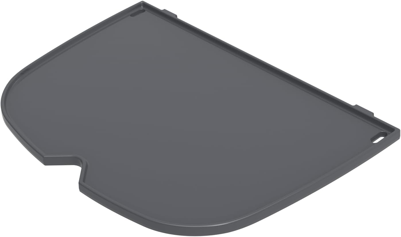 Weber® Q Half Griddle for Q 2800N+ Gas Grill | Porcelain‑Enameled Cast‑Iron Half Griddle, Non‑Stick Surface for Breakfast, Veggies & Searing - Grill Accessory