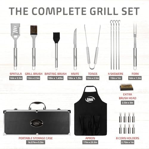 kaluns grilling accessories, gifts for men christmas grilling shown in use