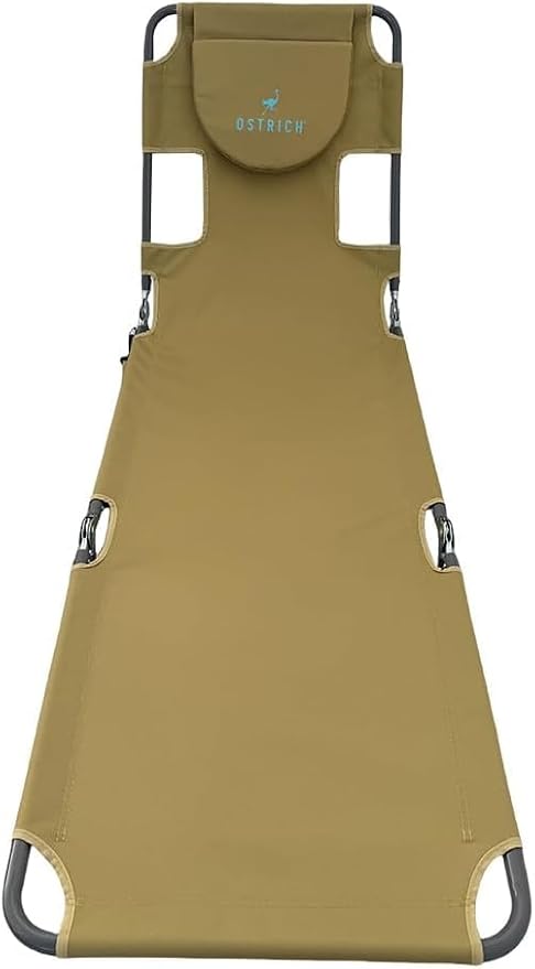 Ostrich Chair Chaise Lounger Chair, Tan