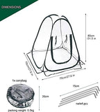 porayhut pop up greenhouse cover ,pack of 2 shown in use