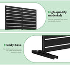 sunyrisy 2pack metal outdoor privacy fence screen for on a desk or shelf