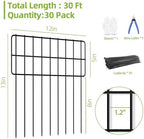 30panels garden fence animal barrier, 13in(h) x 30ft(l) shown in use