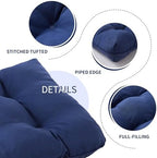 ipynbap outdoor bench cushion, 48x18x5 inch, navy blue, package contents