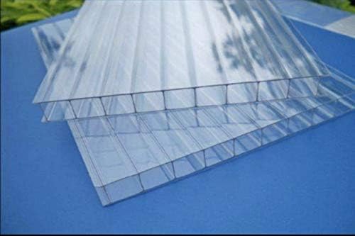 8mm twin wall greenhouse panels, greenhouses with polycarbonate, front angle view
