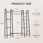 bacekoll plant stand with grow lights 6 tier shown in use