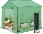 coos bay 8x8 pop up greenhouse outdoor, walk, view 9