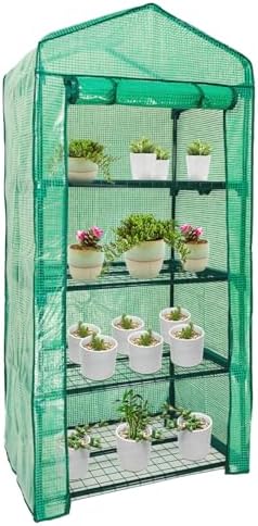 mini greenhouse for outdoor indoor,4 tier small portable, main product view