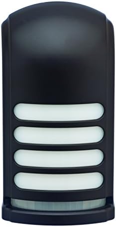 xodus battery operated led deck/stair light, motion sensor shown in use