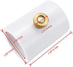 cozycabin 1/2 inch pvc splitter with brass mist shown in use