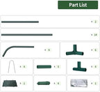 proworx mini greenhouse 36"×18"×33" small greenhouse seed starting on a desk or shelf