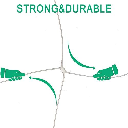 heavy duty trellis netting roll - 47''x328' plastic showing dimensions