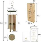 astarin's tree of life wind chimes 36in outdoor, close-up detail