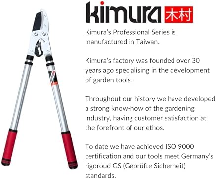 kimura® pro heavy duty garden loppers - 25-37", front angle view