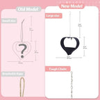 metal plant hangers indoor and outdoor: pots with, close-up detail