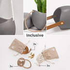 kazai. wall planters -ellie- | hanging ceramic plant shown in use