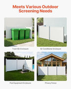 vevor outdoor privacy screen 50in w x 50in, package contents