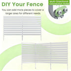 metal privacy fence screen, 42" h×38" w (1, package contents