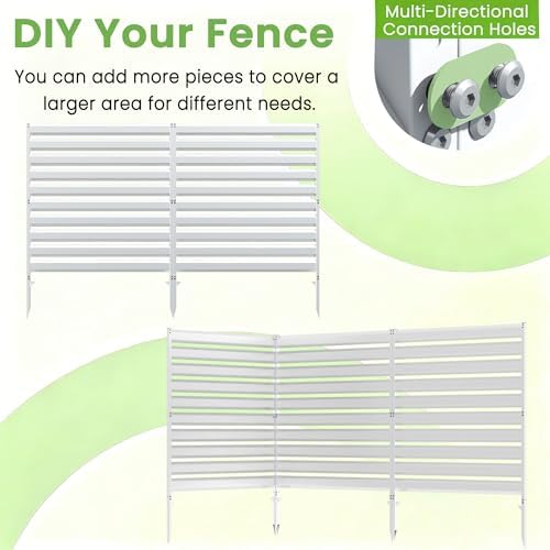 metal privacy fence screen, 42" h×38" w (1, package contents