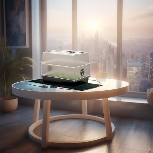 ac infinity humidity dome kit 5x8 w/ led, front angle view
