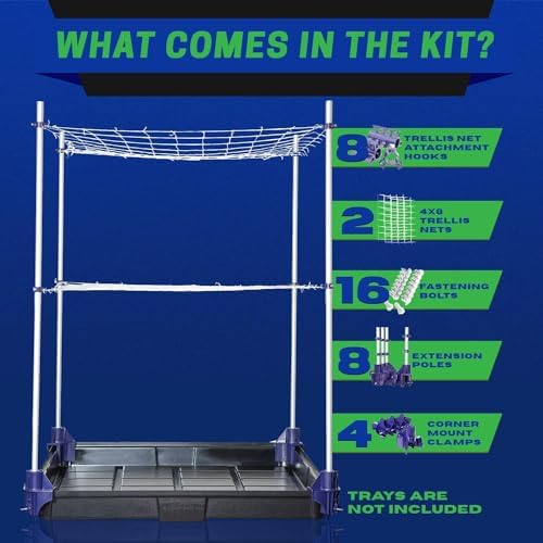 trim daddy trellis system support kit (model b), side view