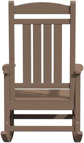 kingyes oversized outdoor rocking chair for adults, porch, view 11