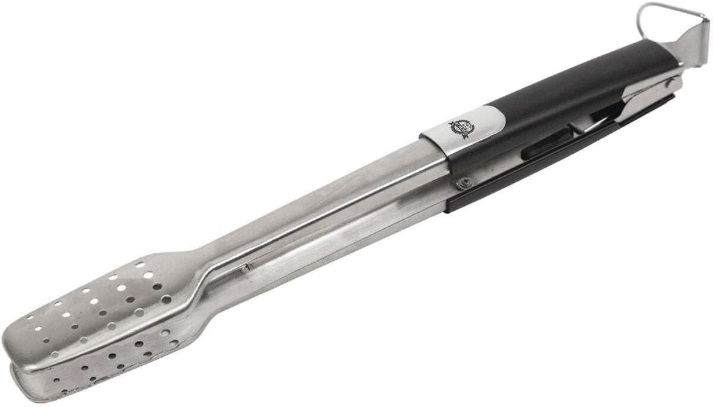 Pit Boss Grills Soft Touch BBQ Tongs, Silver/Black, (67387)