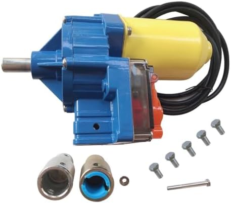 greenhouse roll up motor 100w dc 24 v, front angle view