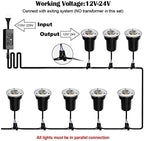 zuckeo low voltage landscape lighting led well lights on a desk or shelf