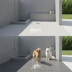acacia interlocking deck tiles, 12in, 9pcs outdoor flooring, view 12