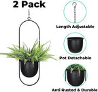 shineloha 2 pack hanging planter with 5.5" pot, view 9