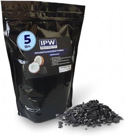 ipw bulk activated carbon 4x8 mesh coconut shell shown in use
