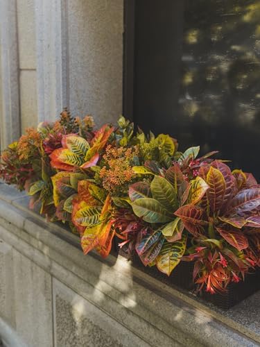 party joy 12 bunches artificial fall flowers, fake, package contents