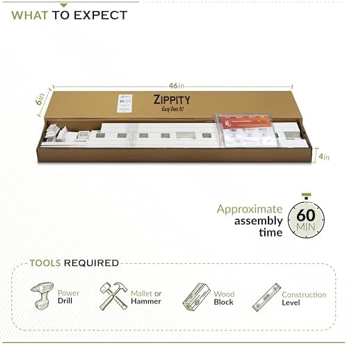 zippity baskenridge picket gate, white vinyl diy no on a desk or shelf