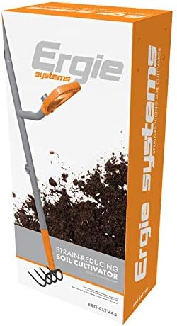 ergieshovel 54" ergonomic steel garden cultivator w/ d, close-up detail
