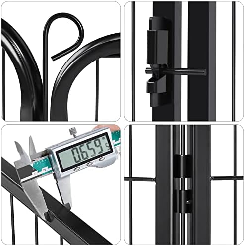 yaheetech 24in x 43ft rustproof foldable metal decorative, view 9