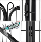 yaheetech 24in x 43ft rustproof foldable metal decorative, view 9