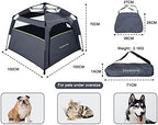 pop up dog tents, plusvivo foldable cool mesh on a desk or shelf