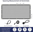 windscreen4less privacy fence screen 5' x 50' heavy on a desk or shelf