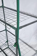 miracle-gro walk-in greenhouse, removable shelves, transparent, 4'8"x29", view 10