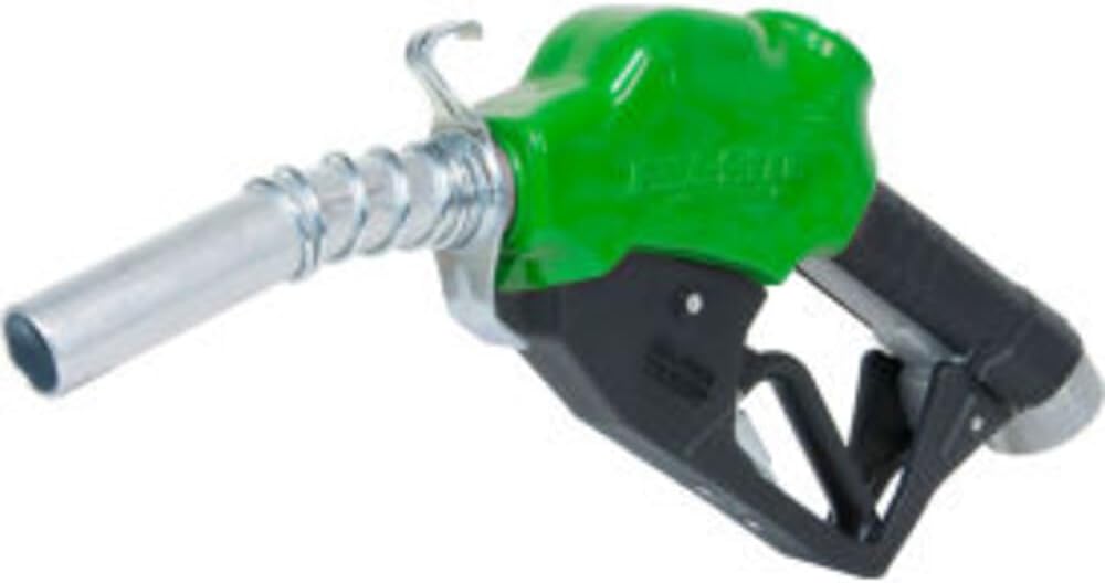 fill-rite n100dau12g 1"" automatic nozzle with hook green, main product view