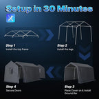 advance outdoor 10x10 ft heavy duty outdoor patio, close-up detail