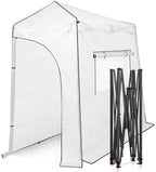 eagle peak 9x4 easy setup pop up greenhouse, front angle view