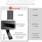 kozyard metal privacy screen 74" h x 47.2", close-up detail