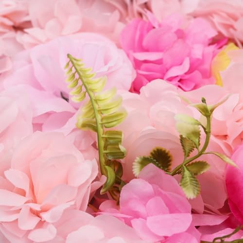 flower wall panels 3d flower wall backdrop, 12pcs, front angle view