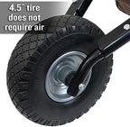 ames folding wheelbarrow lawn yard cart, lightweight, heavy on a desk or shelf