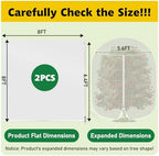 ozmi 2 pack bird netting for garden, 8 shown in use