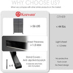 kozyard metal privacy screen 74" h x 47.2", close-up detail