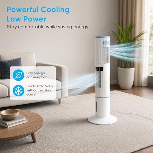tabu evaporative air cooler, portable swamp cooler, 47"h showing dimensions